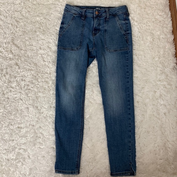 OLD NAVY Rockstar Super Skinny Ankle Jeans Sz 2 - Picture 2 of 10